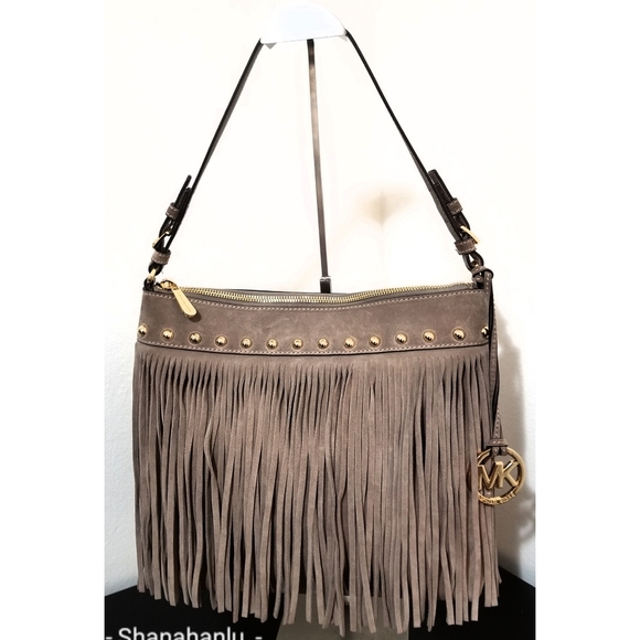 Michael Kors Billy Suede Fringe Shoulder bag - Picture 10 of 11